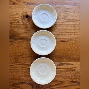 International China Devonshire Saucer - Set of 3 ~6.25”- made in England